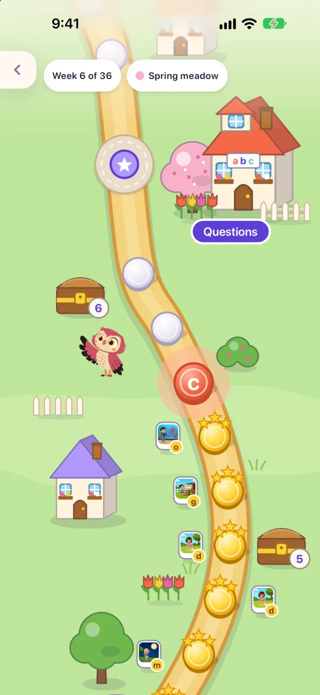 The map of the year in the app: the Seasons valley